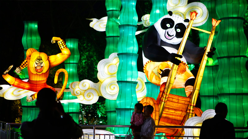 自贡灯会精品彩灯