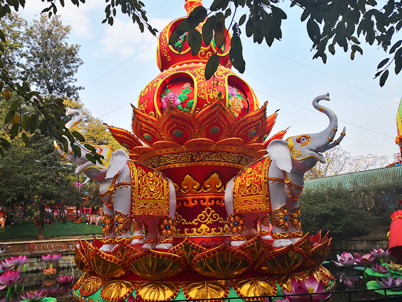 自贡灯会 自贡彩灯制作