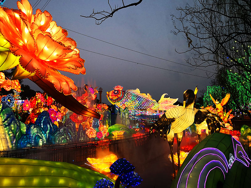 彩灯制作，自贡彩灯，