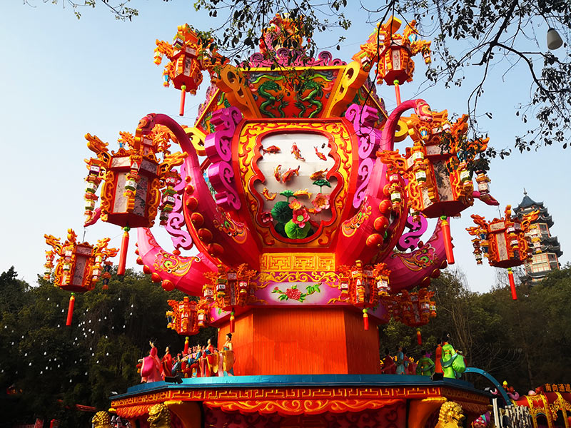 彩灯制作，自贡彩灯