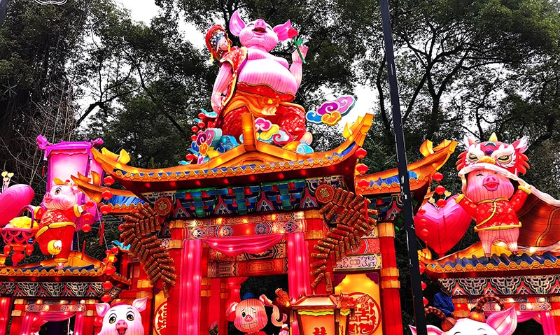 元宵节花灯，闹花灯，