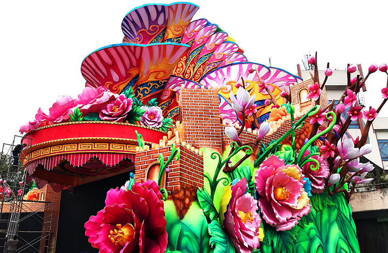 元宵节花灯，闹花灯，