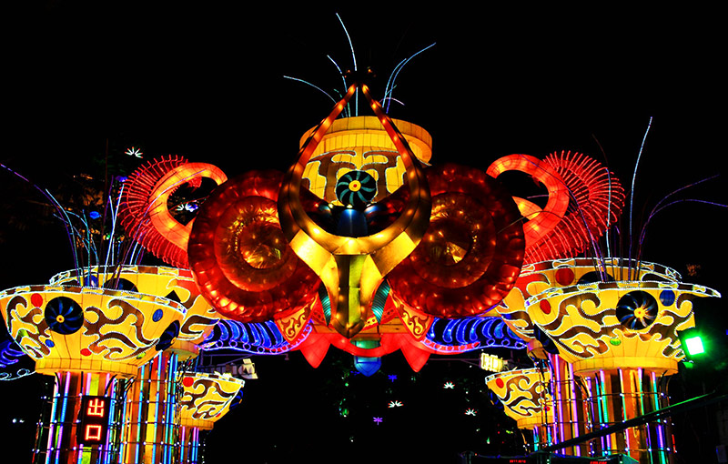 彩灯制作,自贡彩灯,