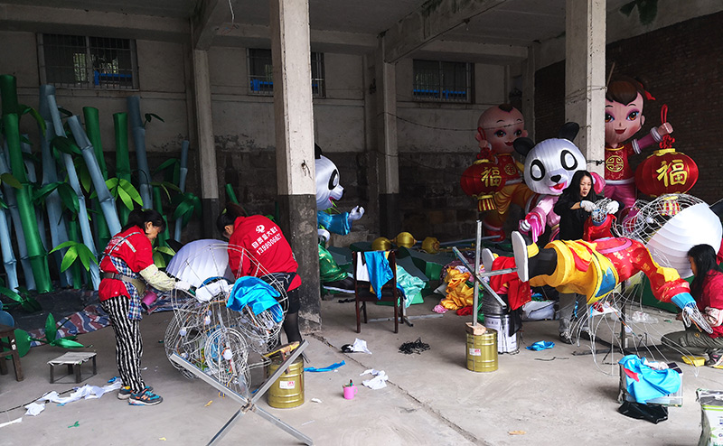 彩灯制作,自贡彩灯,
