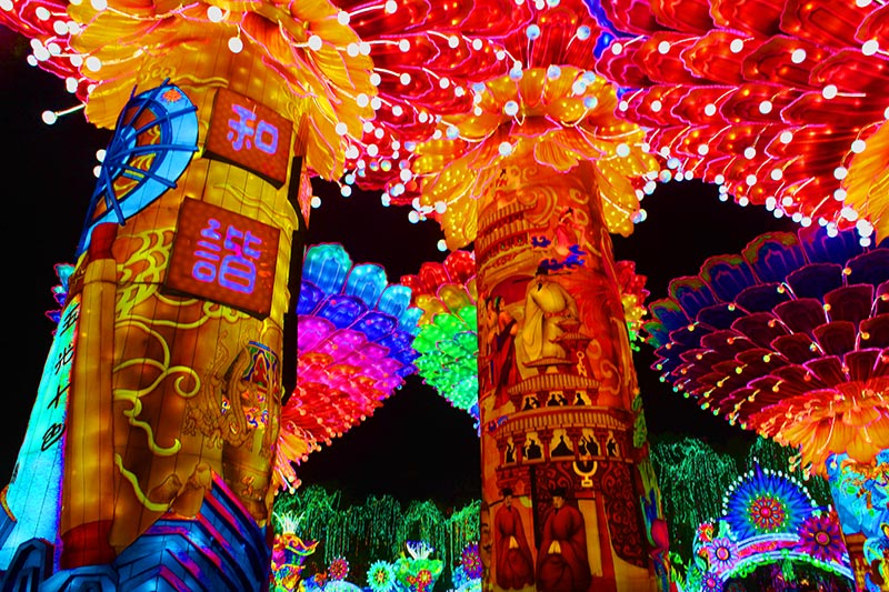 彩灯艺术，彩灯，