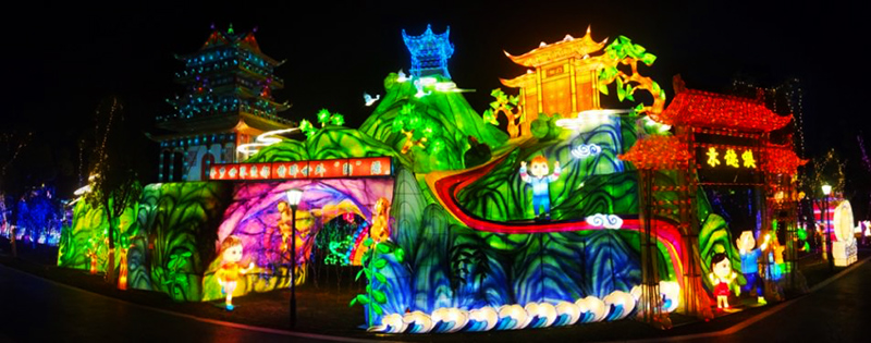 自贡彩灯,彩灯花灯,灯会,