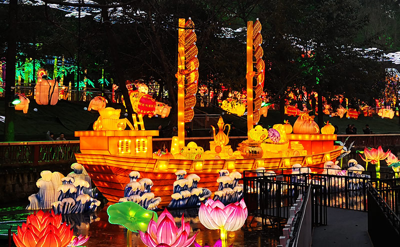 自贡灯会，自贡彩灯，