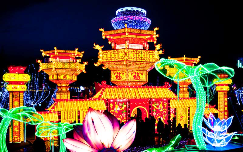 自贡彩灯，自贡灯会，花灯，