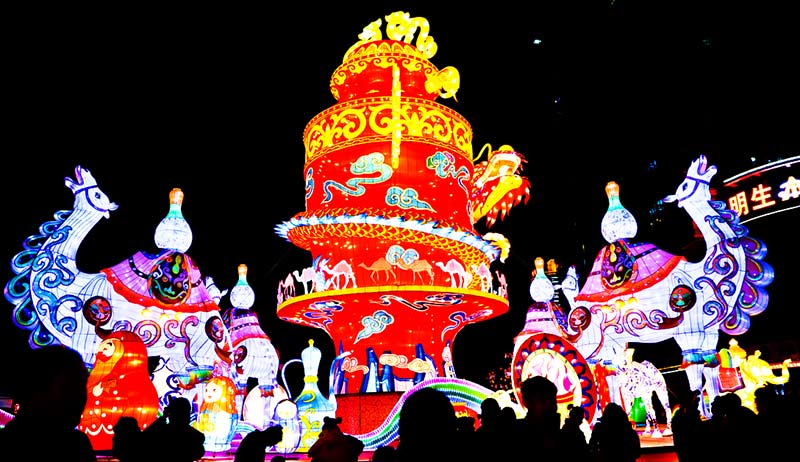 自贡彩灯，自贡灯会，花灯，