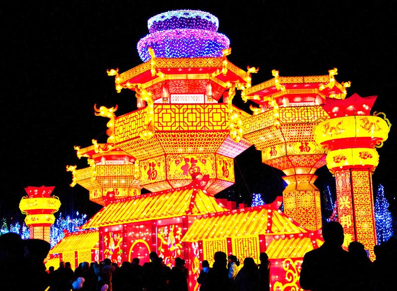 自贡彩灯，自贡灯会，花灯，